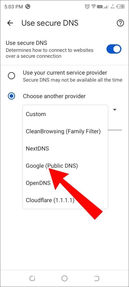 Change the  DNS Server to Speed up Downloads