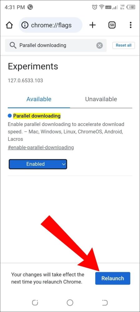 Enable Parallel Downloading On Chrome