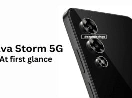 First look of Lava Storm 5G in Black