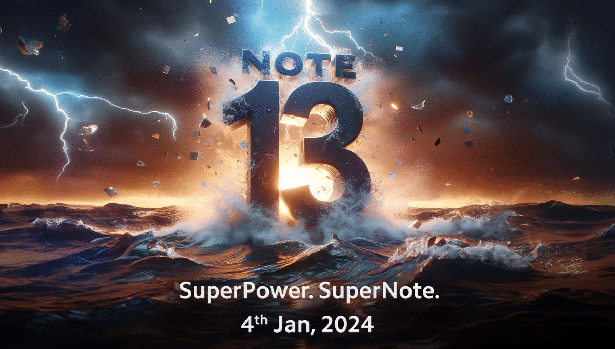 Redmi Note 13 Series To Launch On January 4 2024 Expected 6 78 Inch   Redmi Note 13 Series 