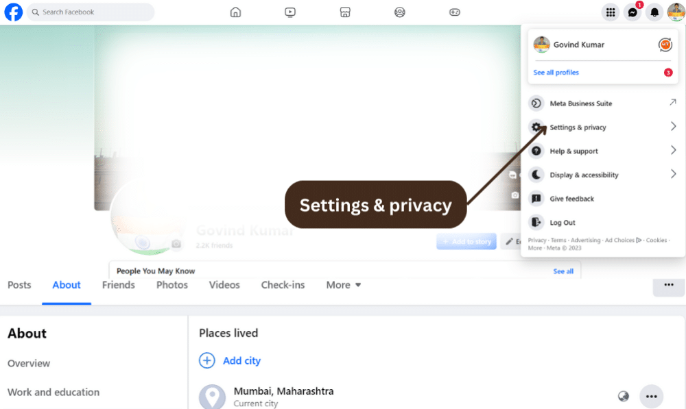 How to Change Your Name on Facebook Settings and privacy